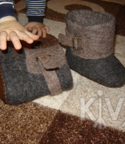 Ботиночки для малыша мастера Толстокорова Ирина
