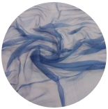 шарфы шелковые окрашенные однотонные и с переходами темно-голубой