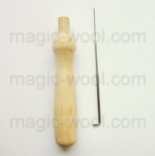 инструменты и аксессуары для валяния и рукоделия деревянный держатель с одной иглой