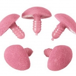носы для игрушек бархатный 10мм*11мм розовый