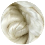 іншій шовк і нефарбовані волокна Eri Silk Top натурально білий