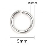 соединительные кольца для бижутерии розмір 0,8мм*5мм